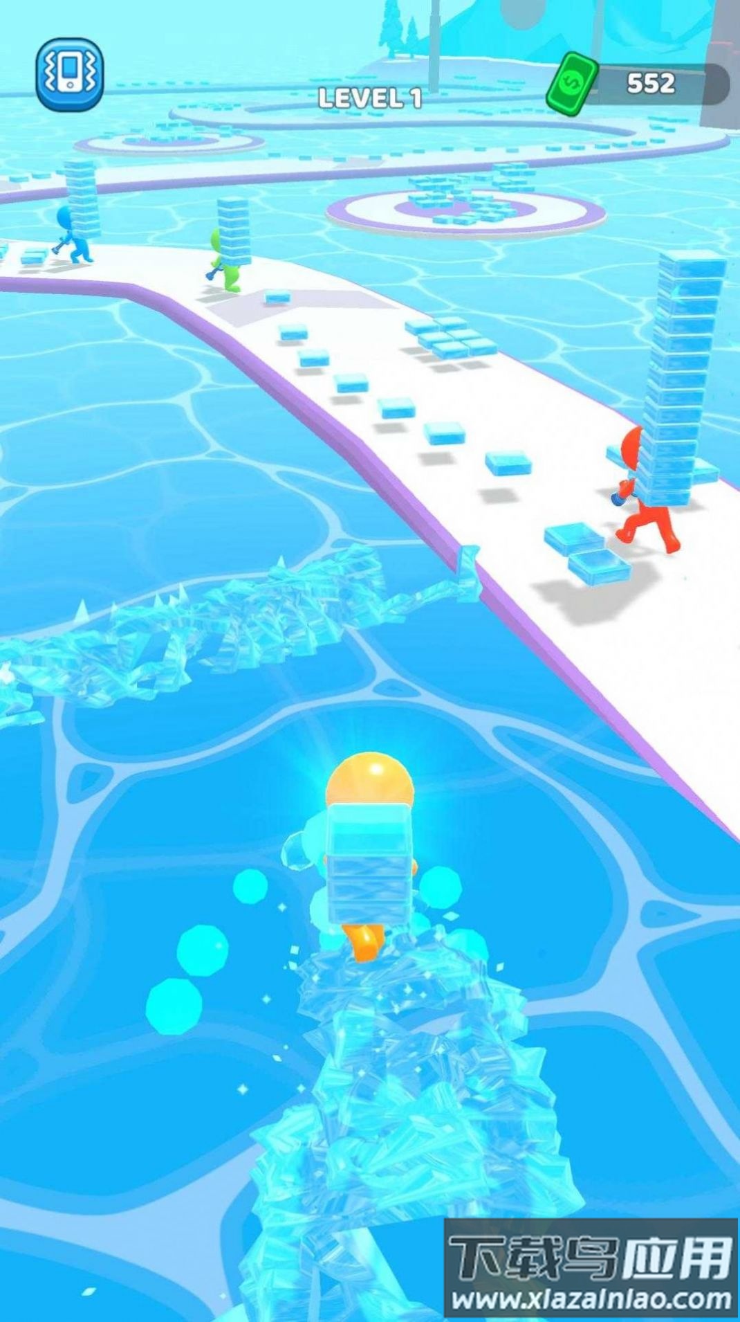 冻结人工跑酷游戏下载(Freeze Man Run)最新版截图1