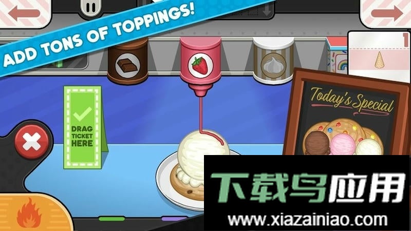 老爹圣代曲奇店togo无限金币版截图2