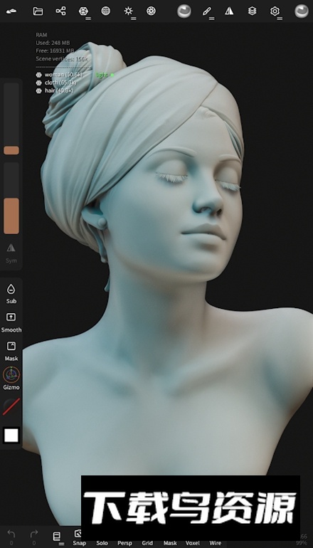 nomad3d建模最新版(Nomad Sculpt)截图3