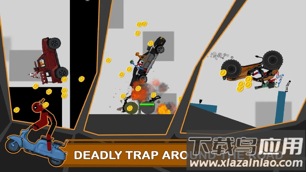 火柴人冲撞毁灭2游戏下载最新版截图4