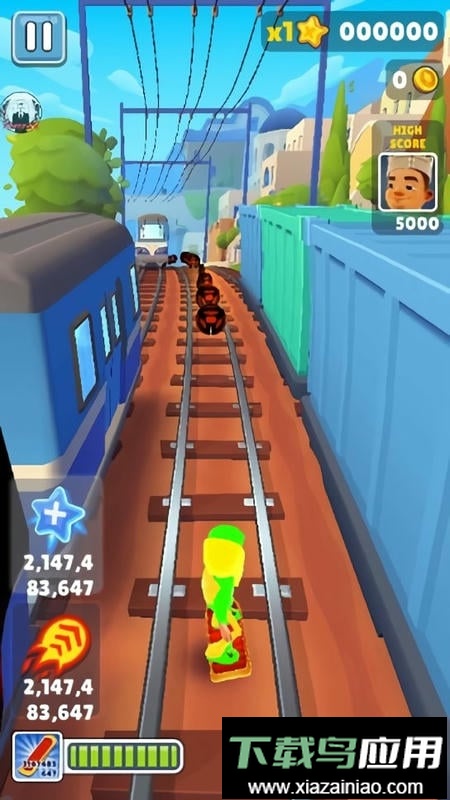 地铁跑酷BC版本绿色杰克( BC版本)截图1