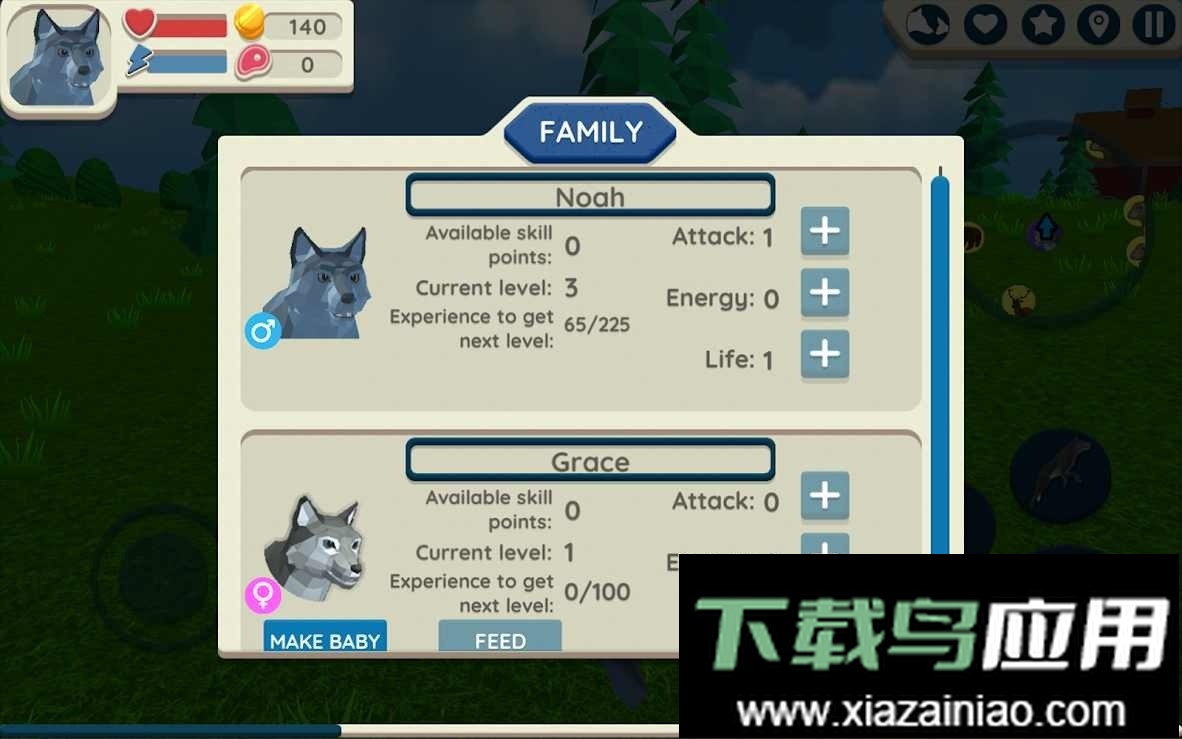 野狼模拟器手机版(Wolf Simulator Wild Animals 3D)最新版截图2