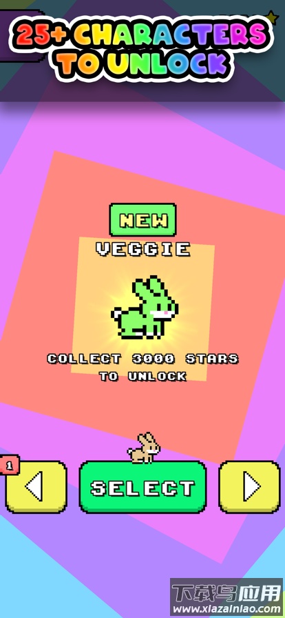 卡在墙里的兔子警官游戏(Bunny Hop)截图