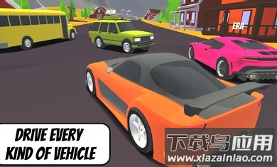 卡通多人赛车沙盒截图1