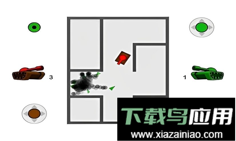 坦克动荡2小游戏(TankTrouble)截图1