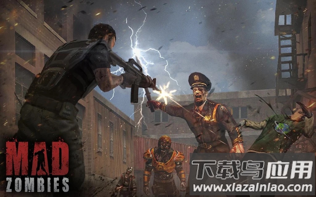 疯狂的僵尸最新版下载安装(Mad Zombies)截图1