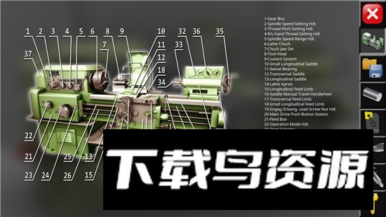 Lathe Simulator Lite四轴五轴机床模拟器手机版最新版截图2