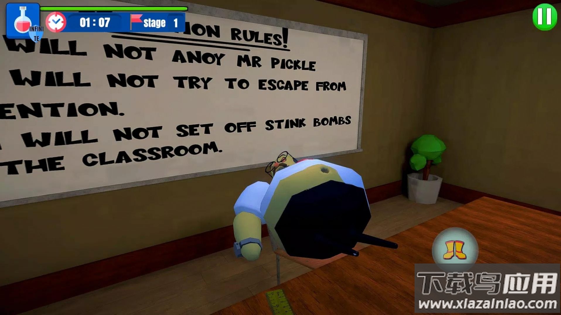 奥比学校突围Obby School Breakout游戏最新版截图1