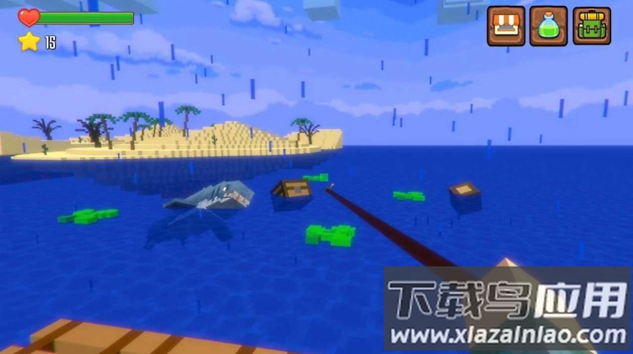 僵尸世界木筏生存游戏(Zombie Raft 2)最新版截图3