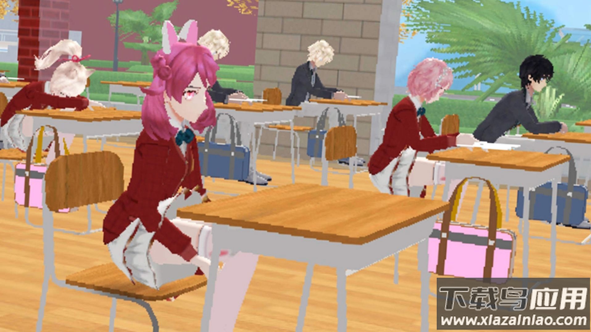 美少女恋爱高校游戏截图1