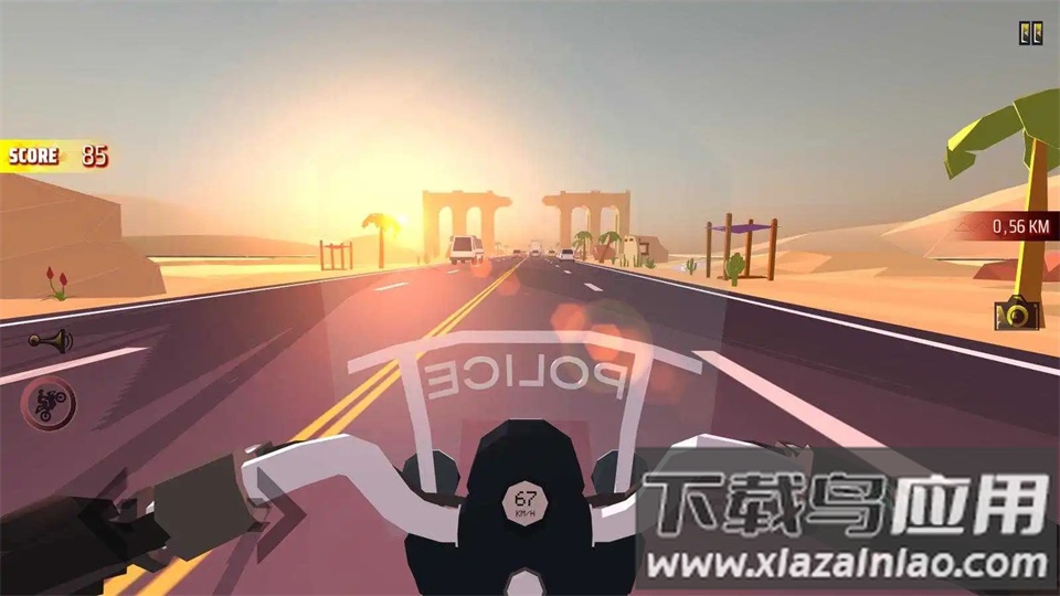 狂野的摩托车司机游戏(Moto Mad Racing)截图1