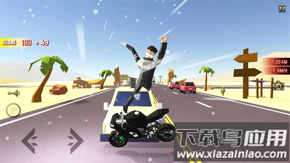狂野的摩托车司机游戏(Moto Mad Racing)截图2