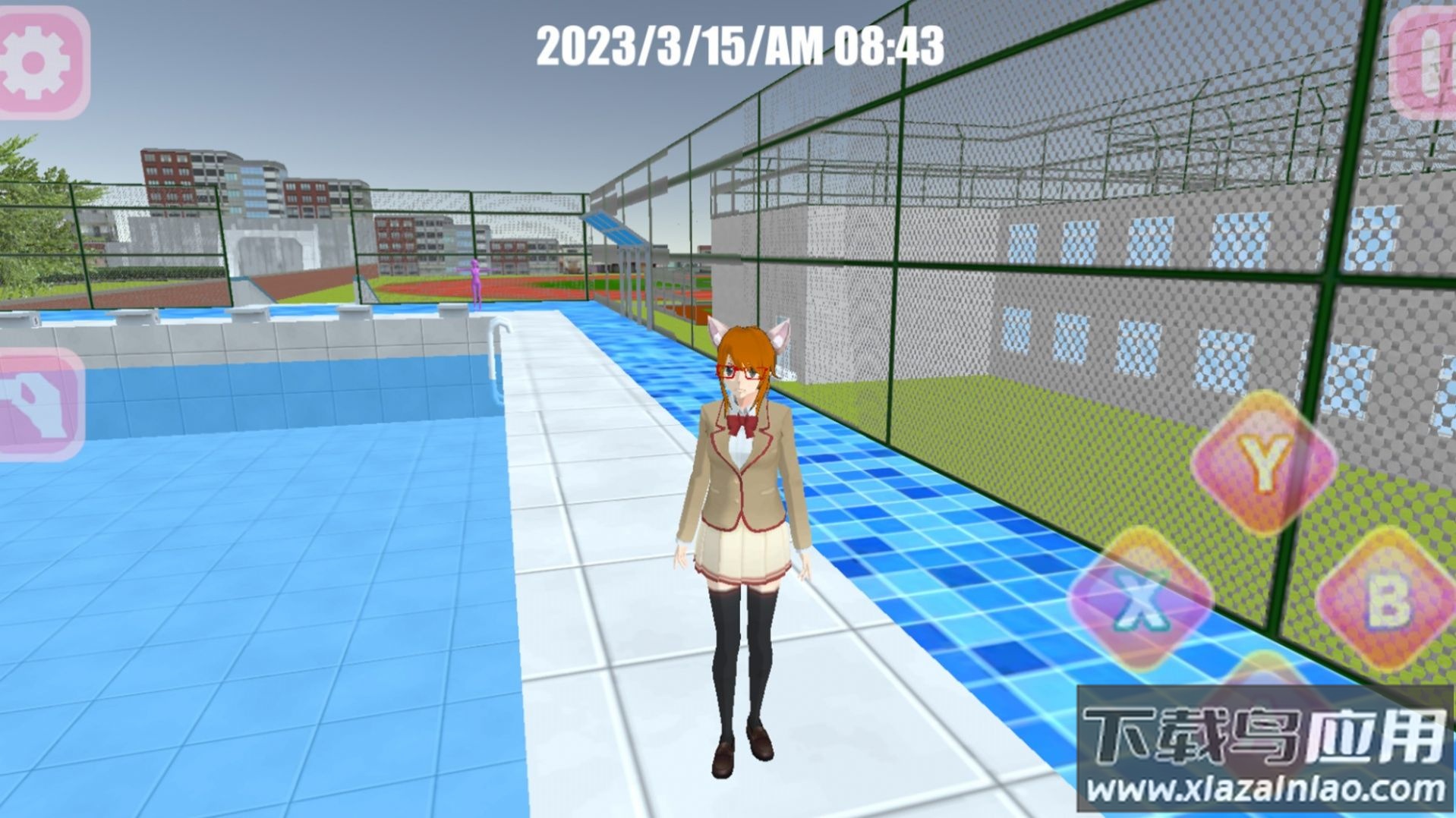 樱花女生校园生活游戏截图3