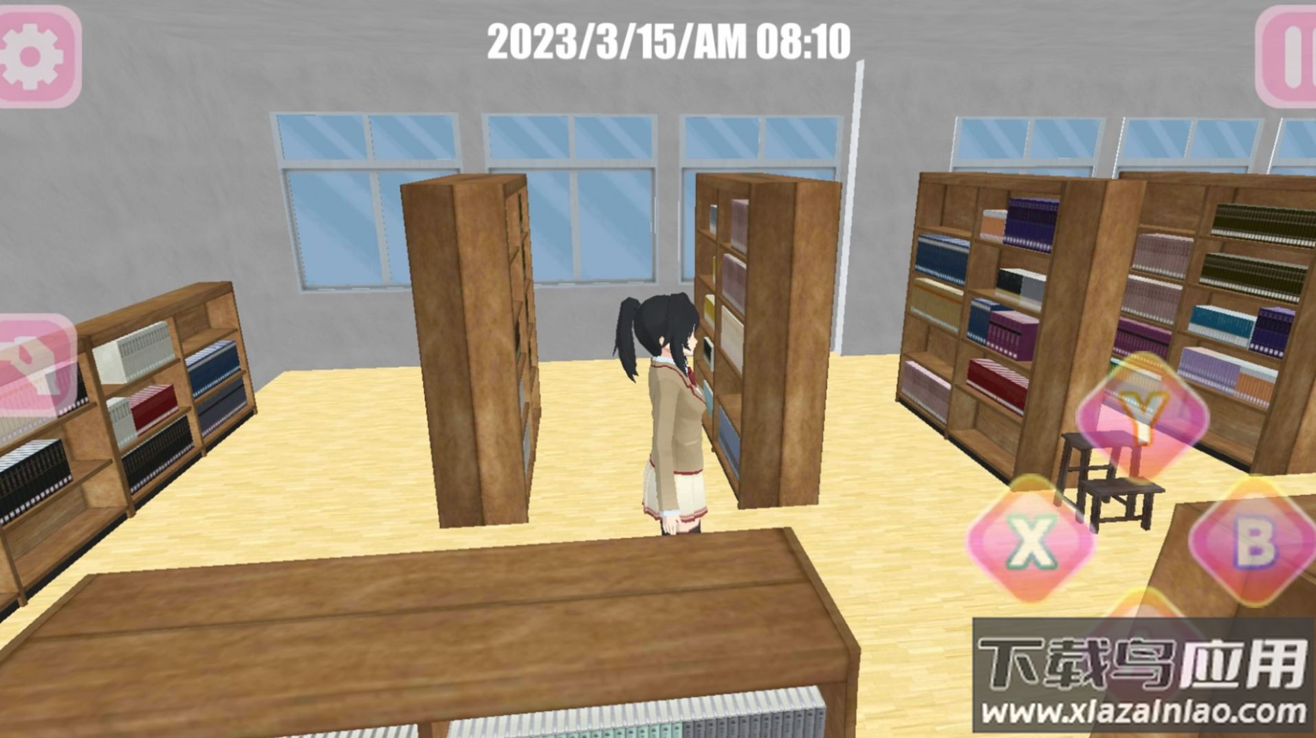 樱花女生校园生活游戏截图4