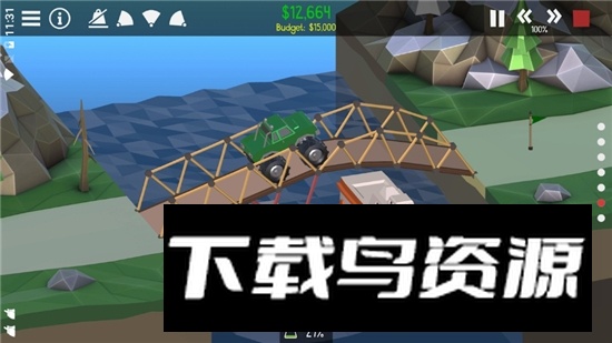 桥梁构造者2无限材料无限预算版最新版截图2