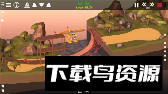 桥梁构造者2无限材料无限预算版最新版截图5