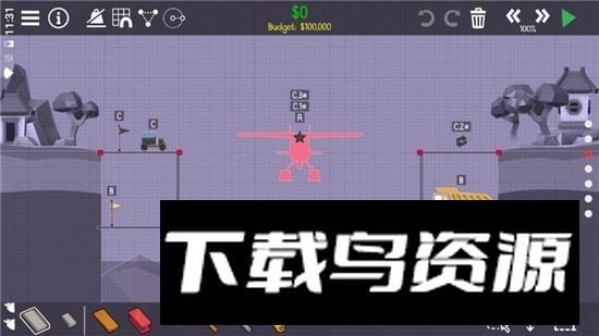 桥梁构造者2无限材料无限预算版最新版截图6