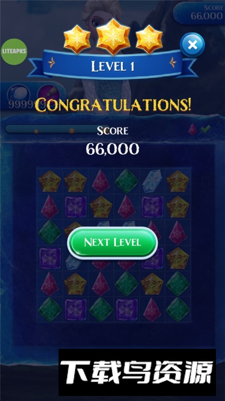 Frozen Free Fall迪士尼冰雪奇缘内置菜单最新版截图4