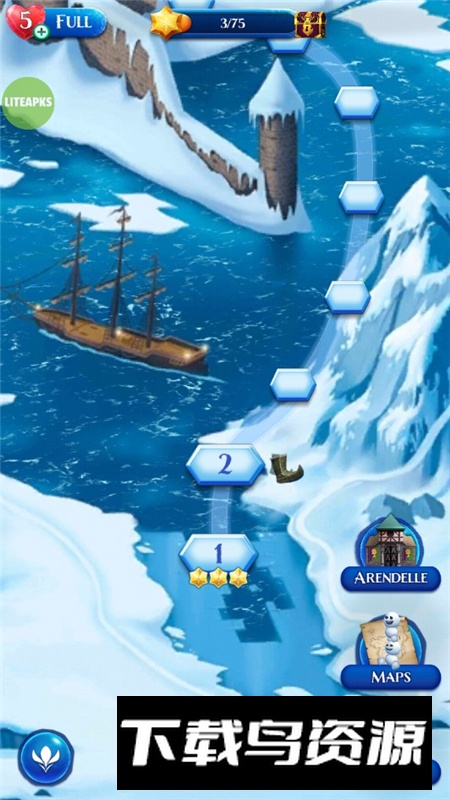 Frozen Free Fall迪士尼冰雪奇缘内置菜单最新版截图6