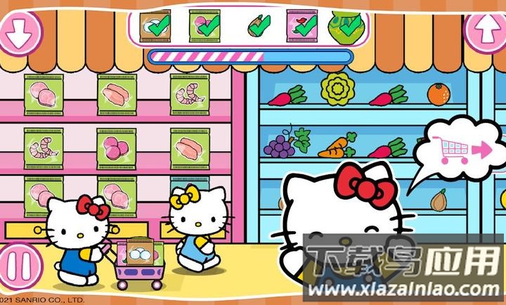 凯蒂猫孩子超级市场游戏(凯蒂猫安装器)最新版截图2