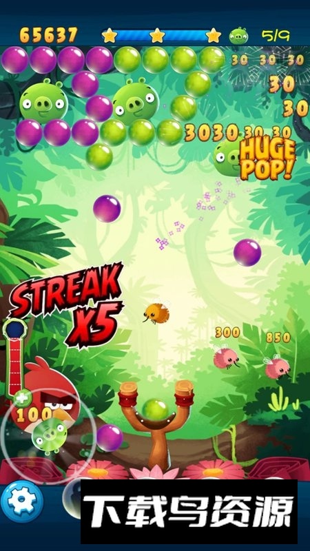 AB POP愤怒的小鸟泡泡大战安卓版最新版截图4