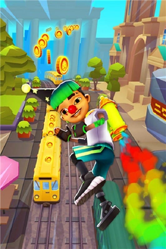 地铁跑酷开挂版最新版本(Subway Surf)