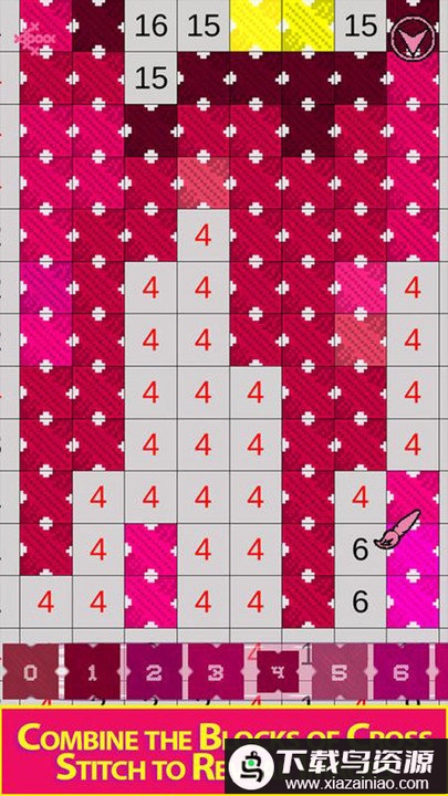 花朵十字绣游戏最新版截图1