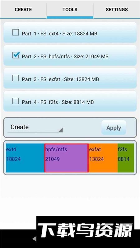 AParted手机sd卡分区工具apk最新版最新版截图2