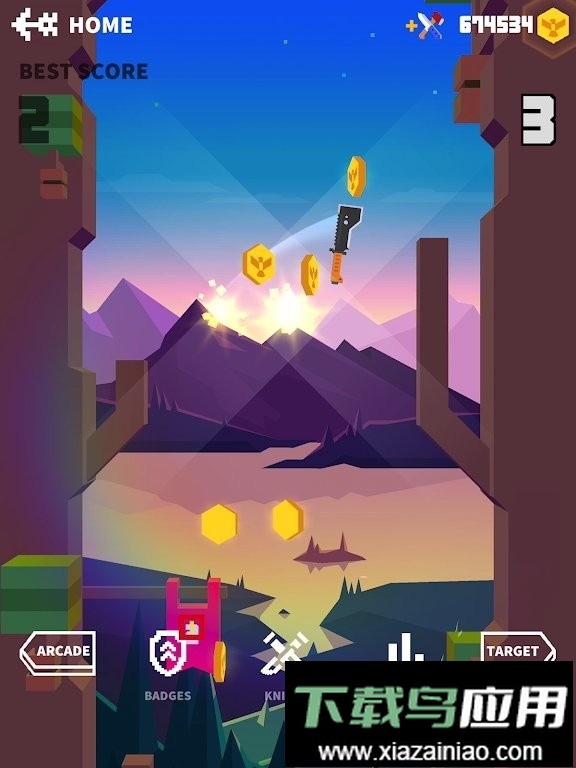 飞刀大挑战小游戏最新版截图2