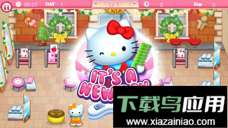 凯蒂猫的美容店手游(Hello Kitty Christmas)最新版截图1
