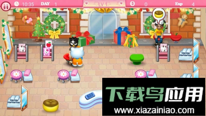 凯蒂猫的美容店手游(Hello Kitty Christmas)最新版截图2
