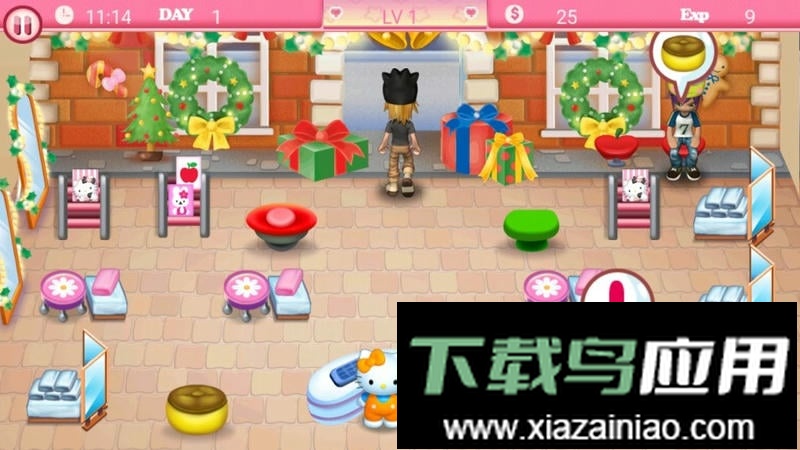 凯蒂猫的美容店手游(Hello Kitty Christmas)最新版截图3