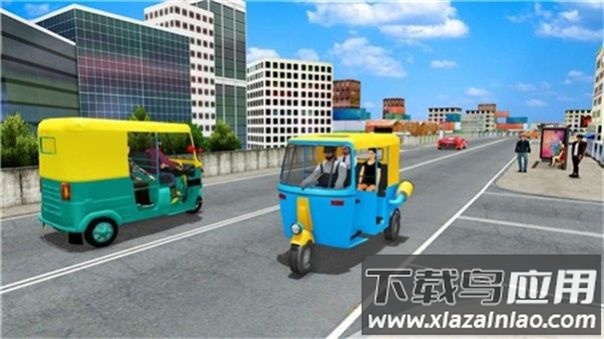 驾驶人力车运输模拟游戏(AUTO RIKSHAW SIMULATOR)最新版截图3
