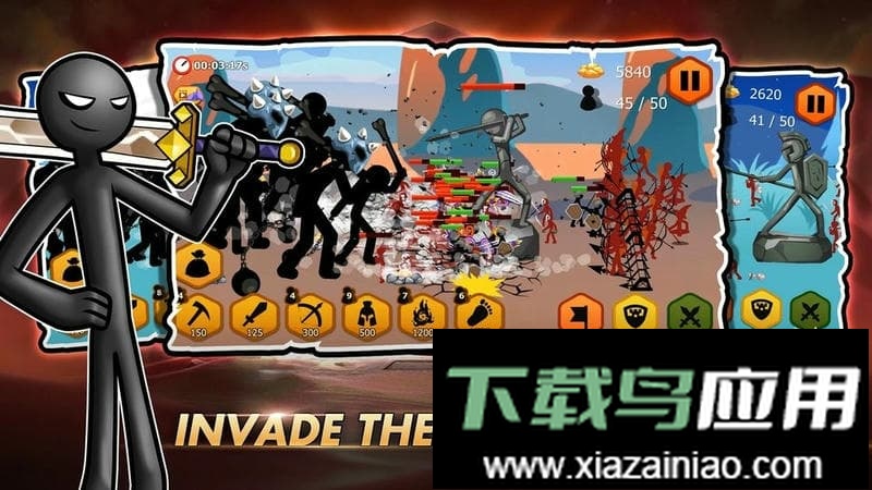 火柴人大战2023无限金币钻石版最新版截图3