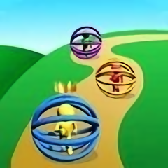 球球爬坡滚动游戏