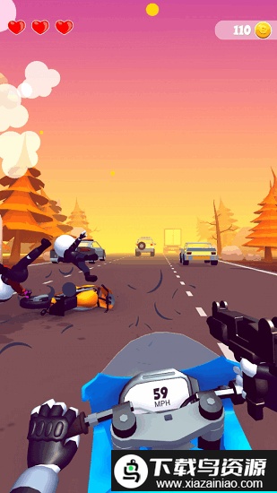 摩托车枪手游戏截图2