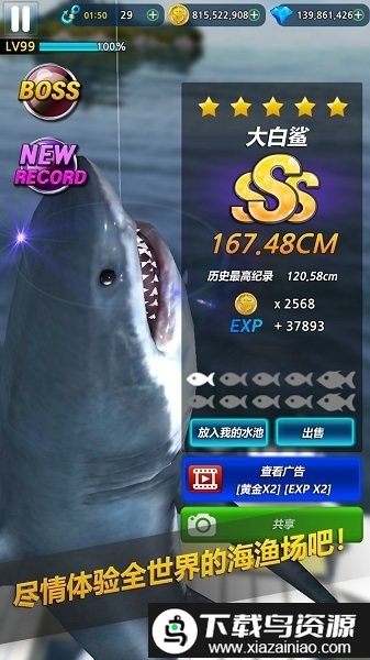 怪鱼猎人2019游戏最新版截图2