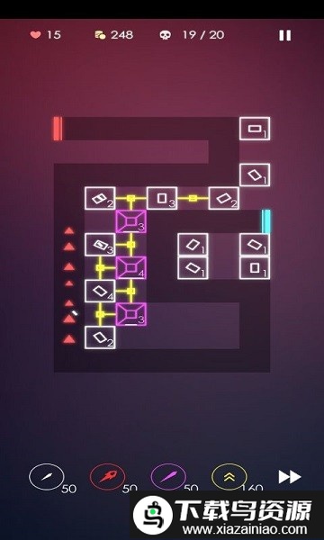 像素塔防战争游戏最新版截图1