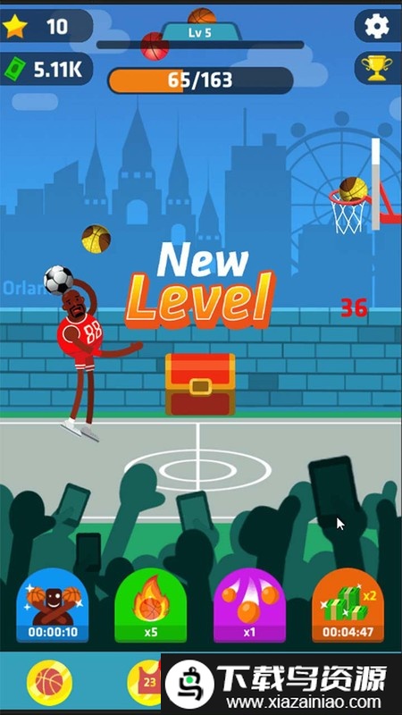 休闲灌篮大师游戏截图3