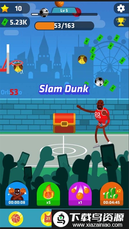 休闲灌篮大师游戏截图4