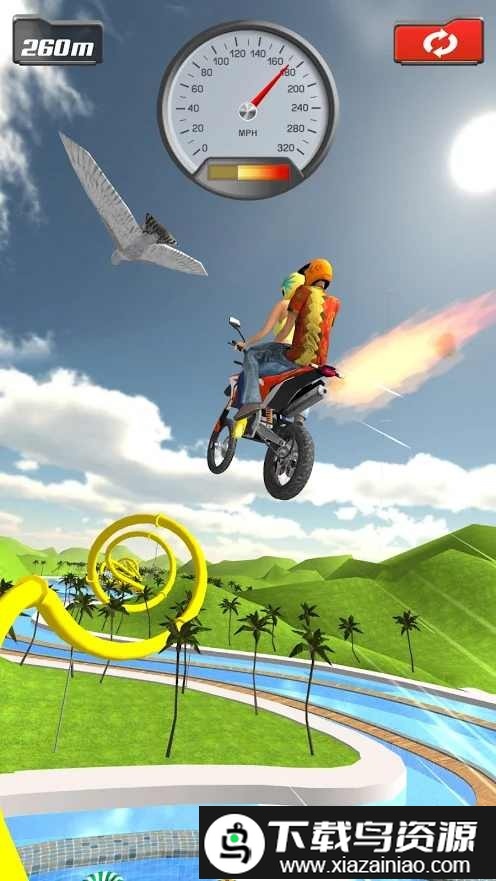 斜坡自行车跳跃官方版最新版截图1