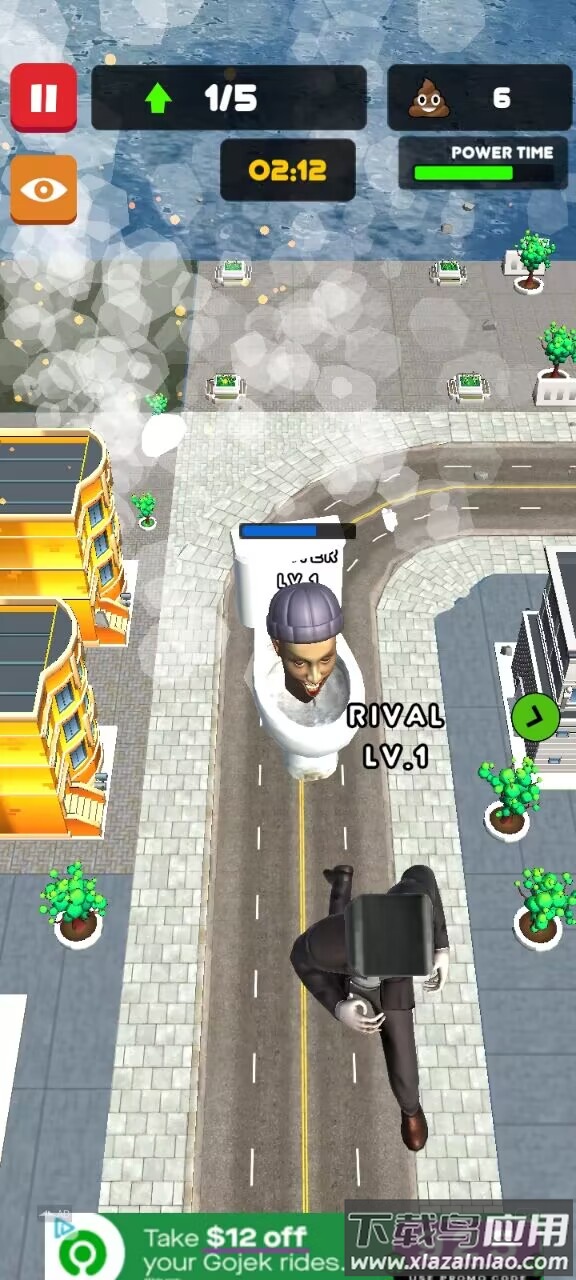 狂暴马桶人怪物粉碎最新版截图1