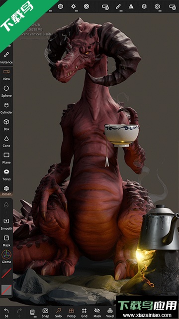 nomad建模软件中文版下载(Nomad Sculpt)截图3