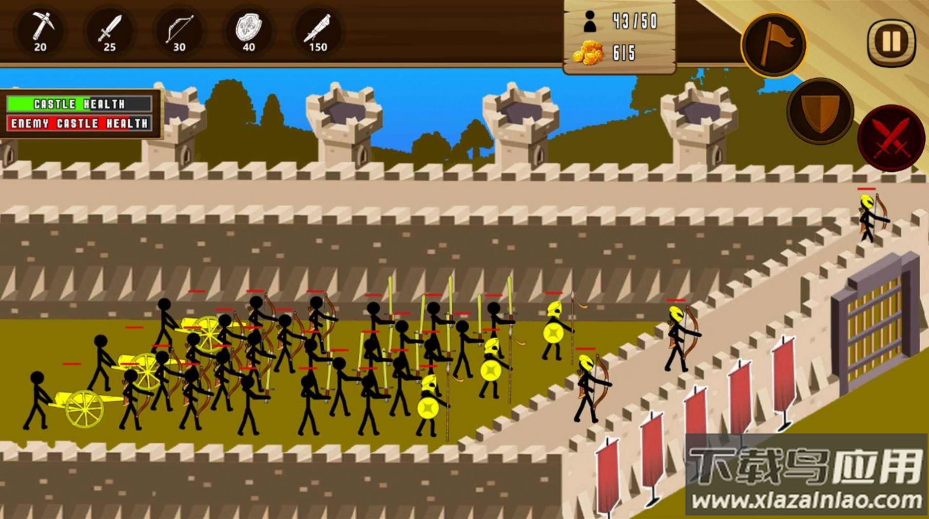 火柴人城堡军队游戏下载安装截图2