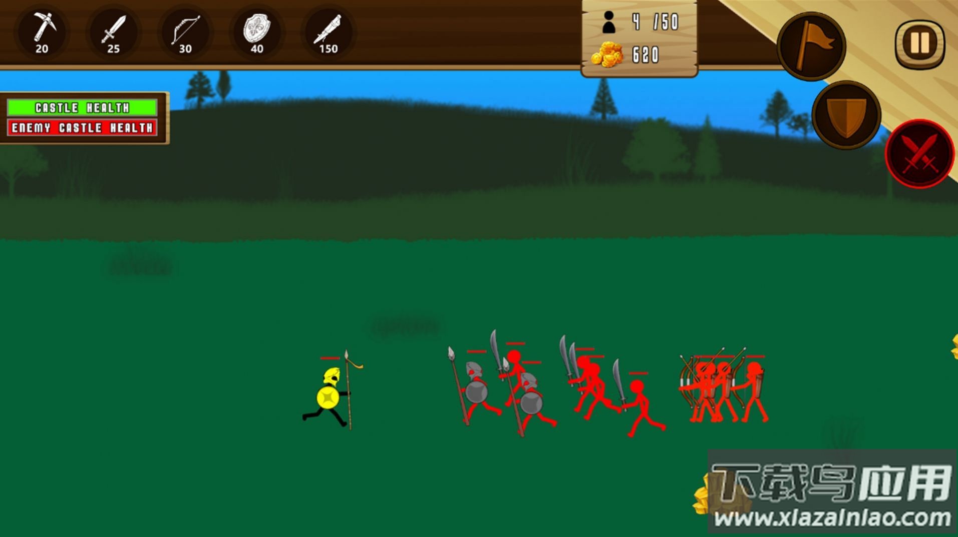 火柴人城堡军队游戏下载安装截图3