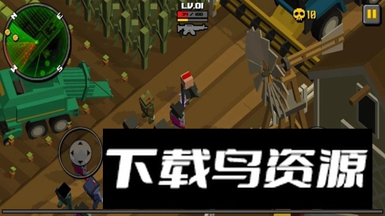 像素僵尸猎人中文版(Pixel Zombie Frontier)最新版截图1