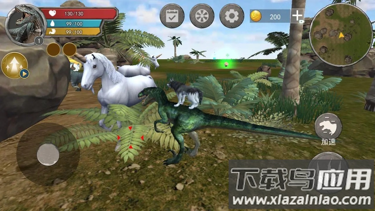 恐龙抗狼吞噬生存截图2