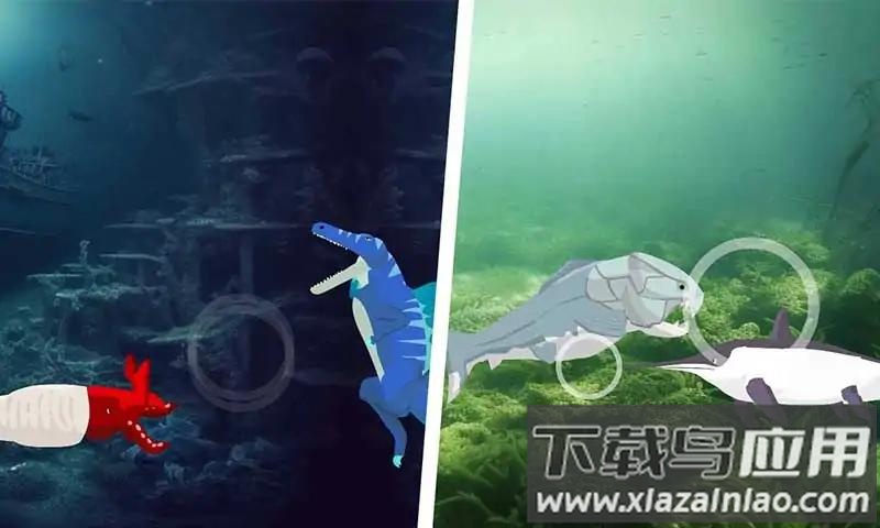 巨齿鲨与海怪搏斗截图2