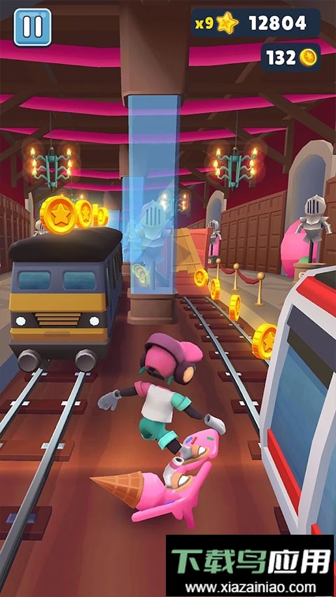 地铁跑酷爱丁堡正版(Subway Surf)最新版截图2