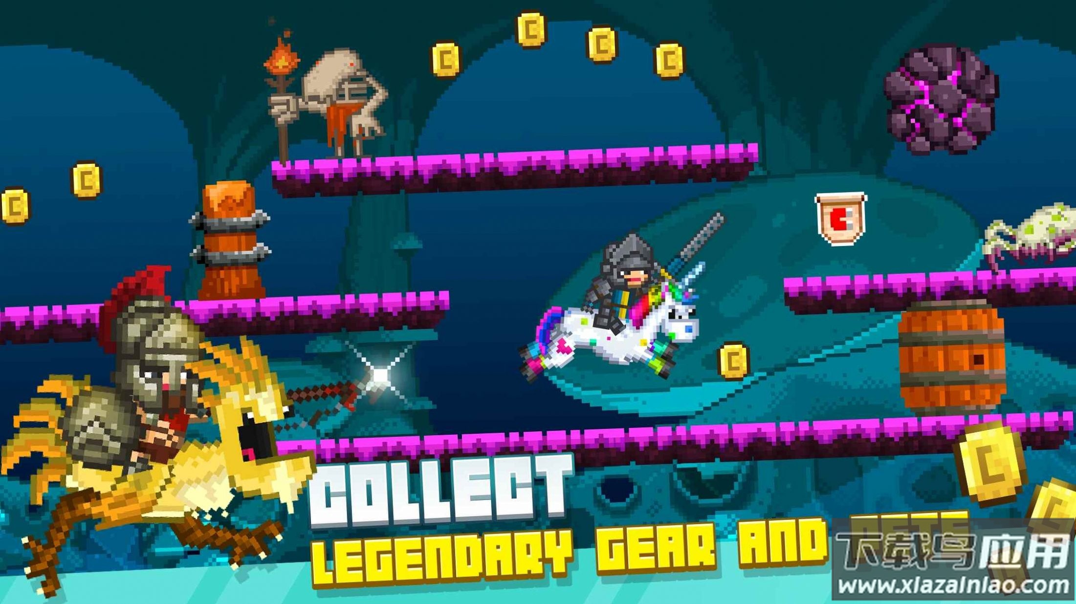 比特跑酷像素闪电Bit Heroes Runner游戏最新版截图1